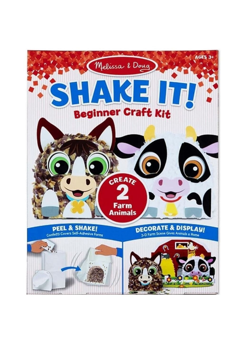 Набір для творчості Конфетті для виробів Друзі ферми (MD30183) Melissa&Doug (254065309)