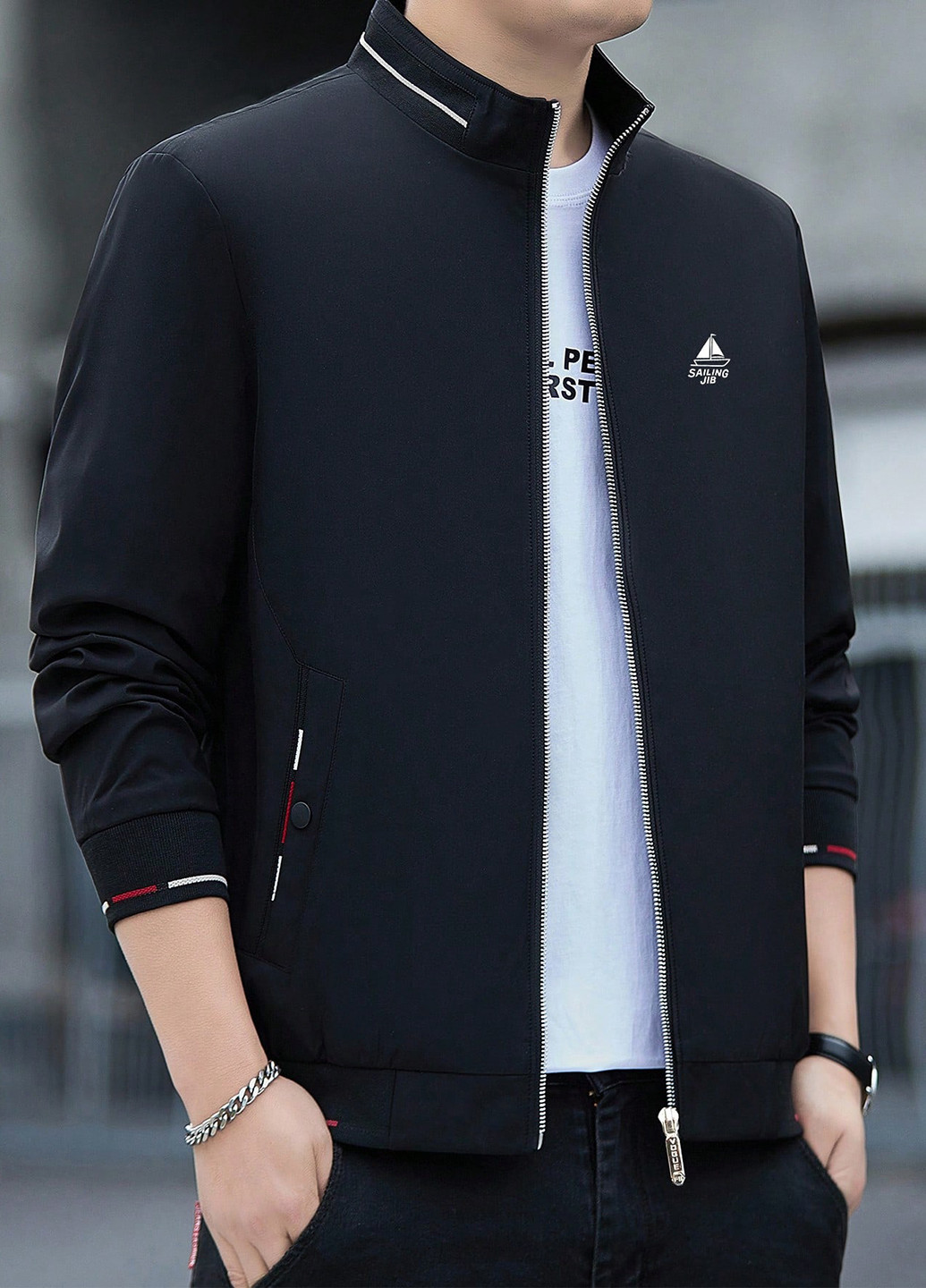 Бомбер SHEIN на блискавці (365439543)