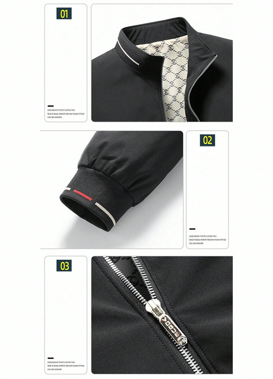 Бомбер SHEIN на блискавці (365439543)