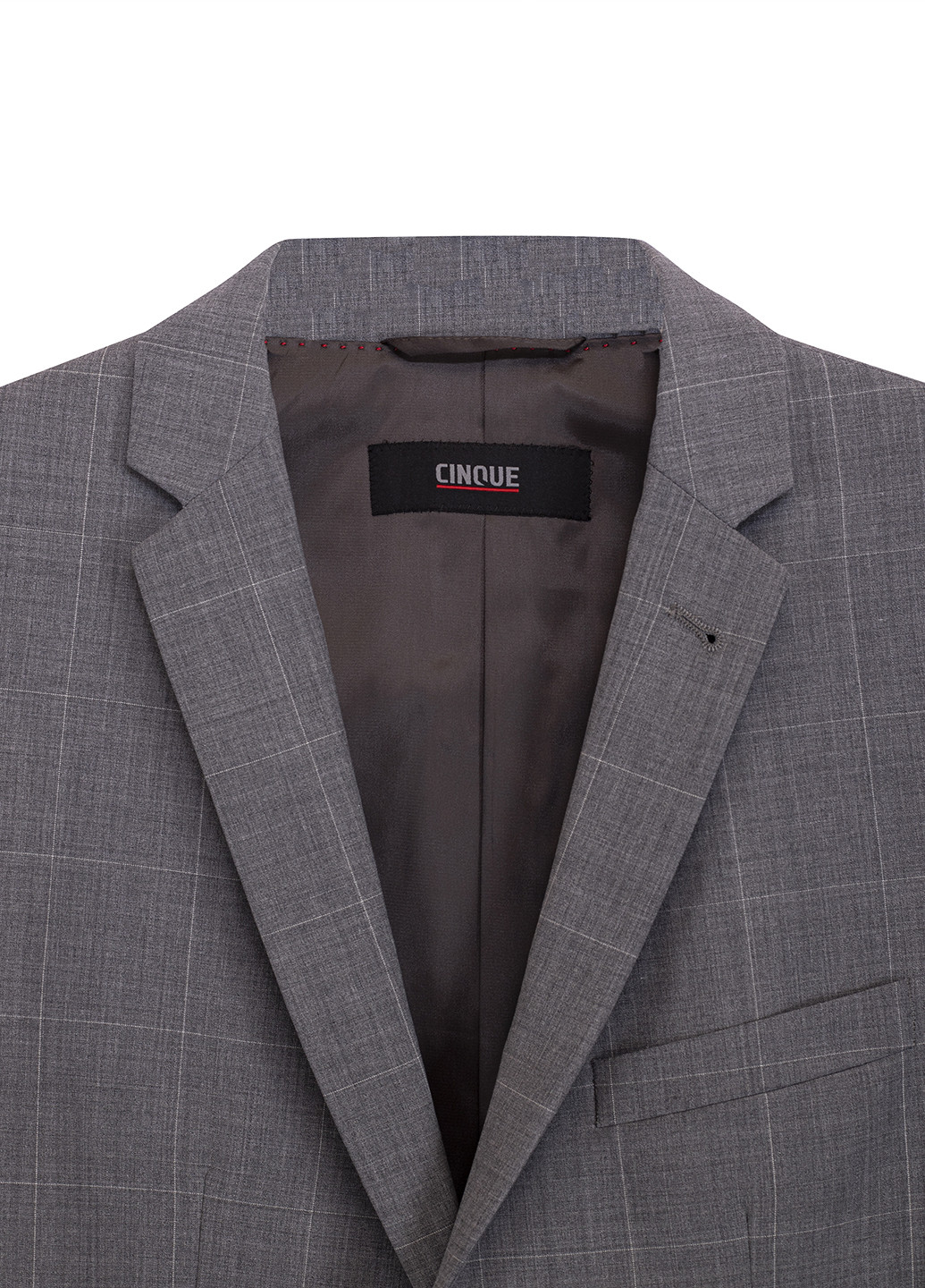 Темно-серый демисезонный костюм (пиджак, брюки) брючный Cinque