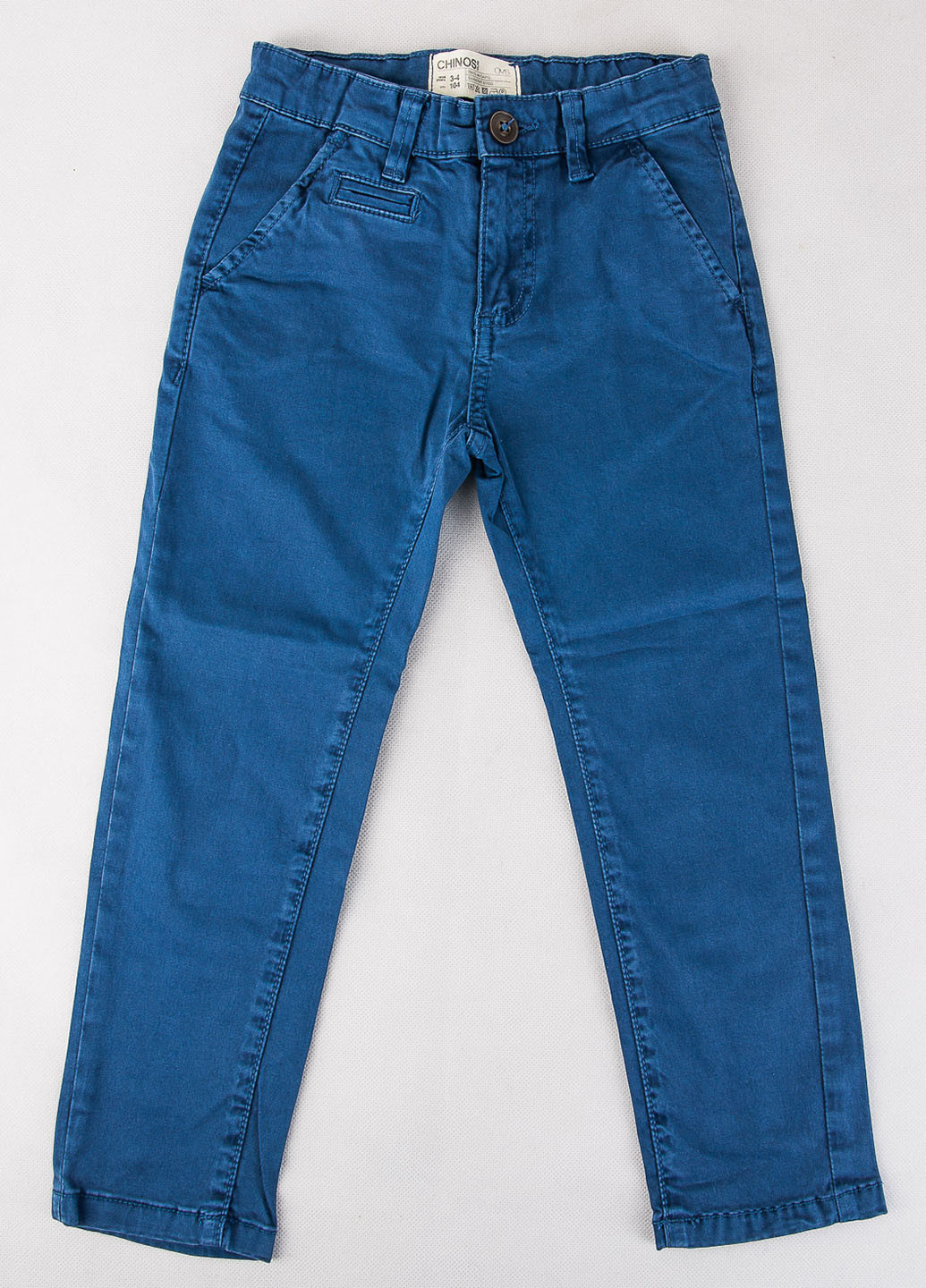 Синие кэжуал демисезонные прямые брюки OVS