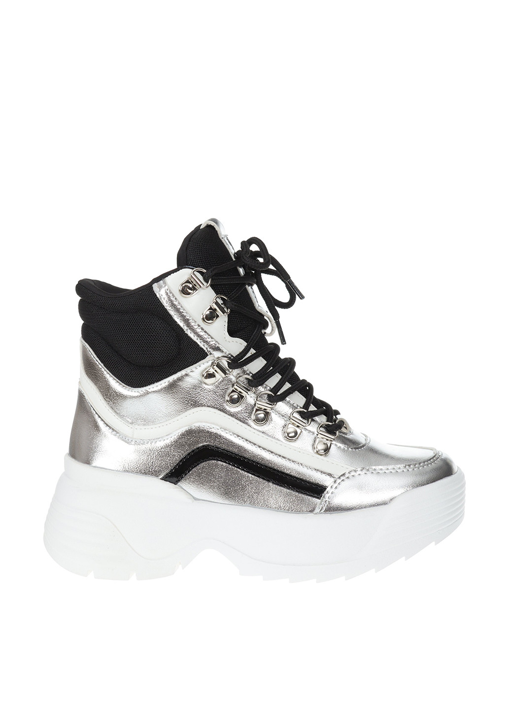Серебряные кэжуал осенние ботинки Shantou