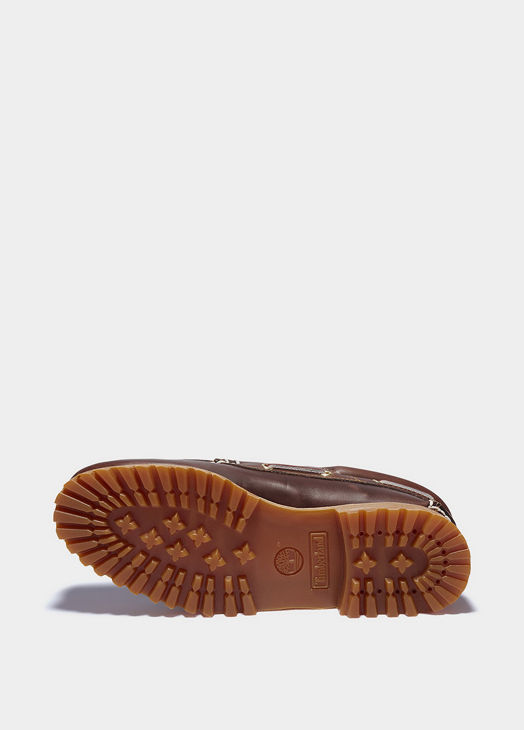 Коричневые топсайдеры Timberland с логотипом, с тиснением, на тракторной подошве