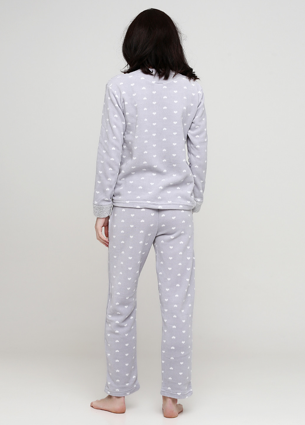 Светло-серая всесезон пижама (свитшот, брюки, маска для сна) свитшот + брюки Fawn