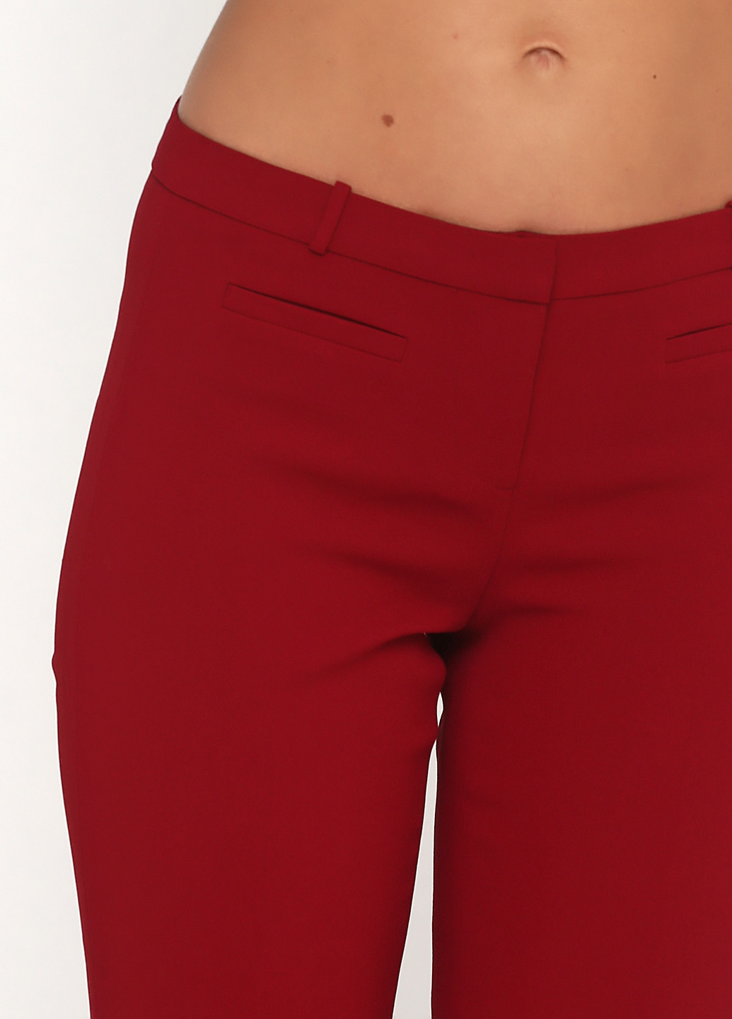 Красные кэжуал демисезонные зауженные брюки Armani Exchange