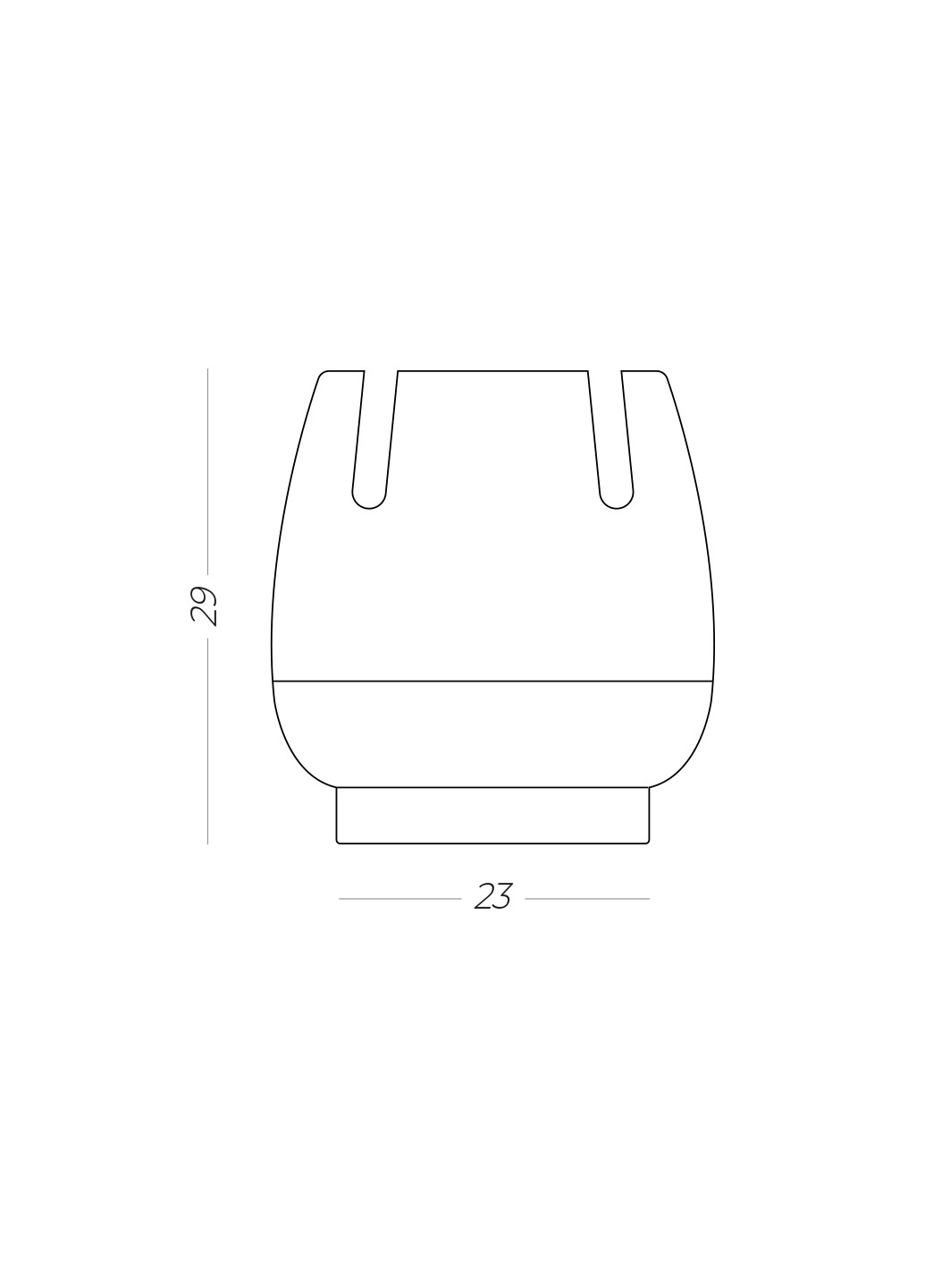 Захисні накладки для ніжок меблів круглі силіконові, 2,3-2,9 см MVM (250019529)