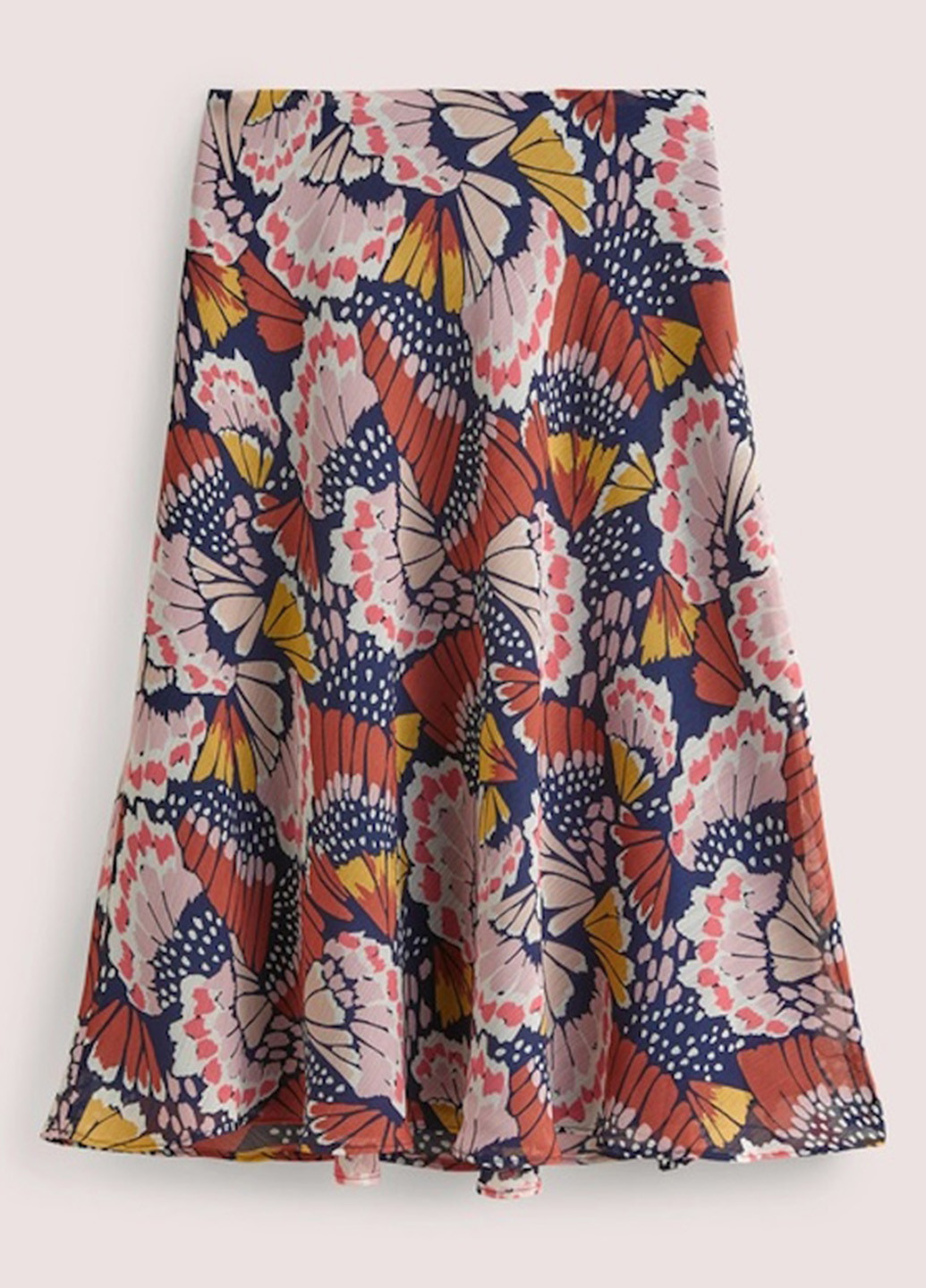 Разноцветная кэжуал с абстрактным узором юбка Boden а-силуэта (трапеция)