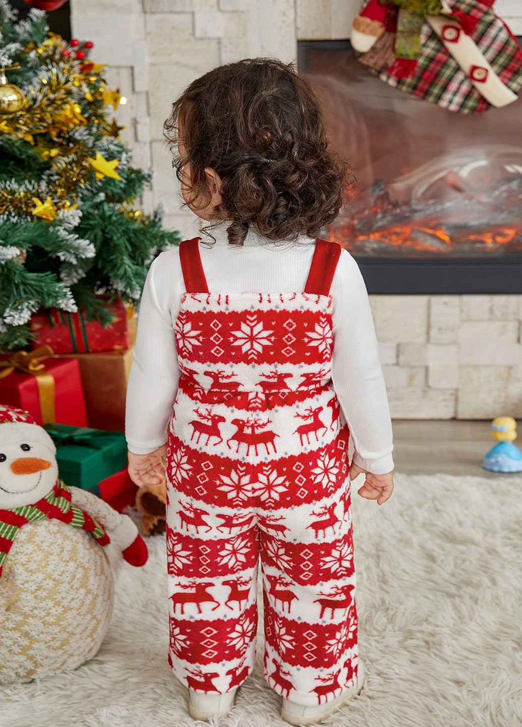 Комбинированный зимний костюм (гольф, комбинезон) брючный SHEIN