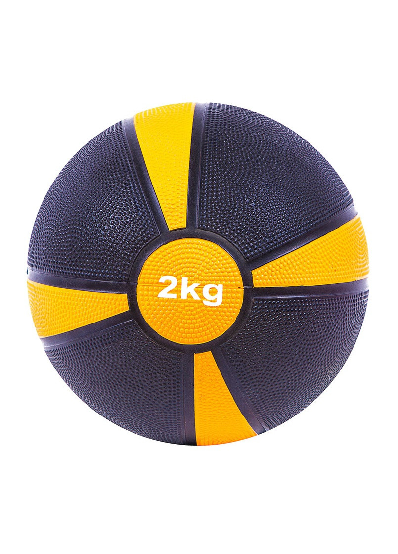 Медбол с отскоком 2 кг EF-MB-SLM-Y (набивной медицинский мяч-слэмбол) EasyFit (243205459)