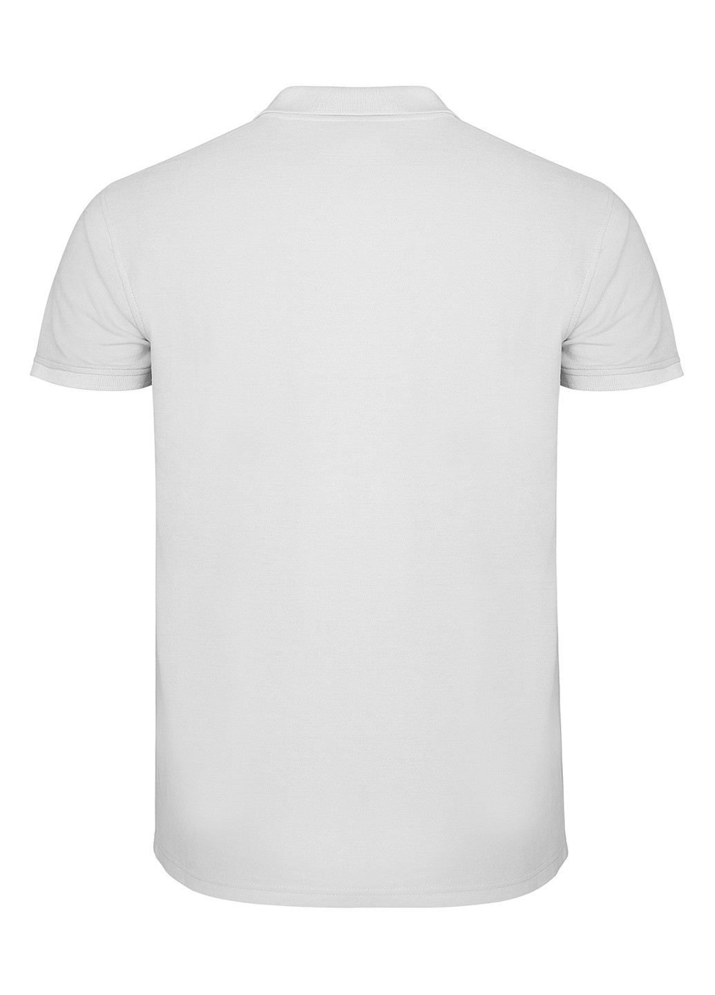 Белая футболка-поло для мужчин Roly однотонная