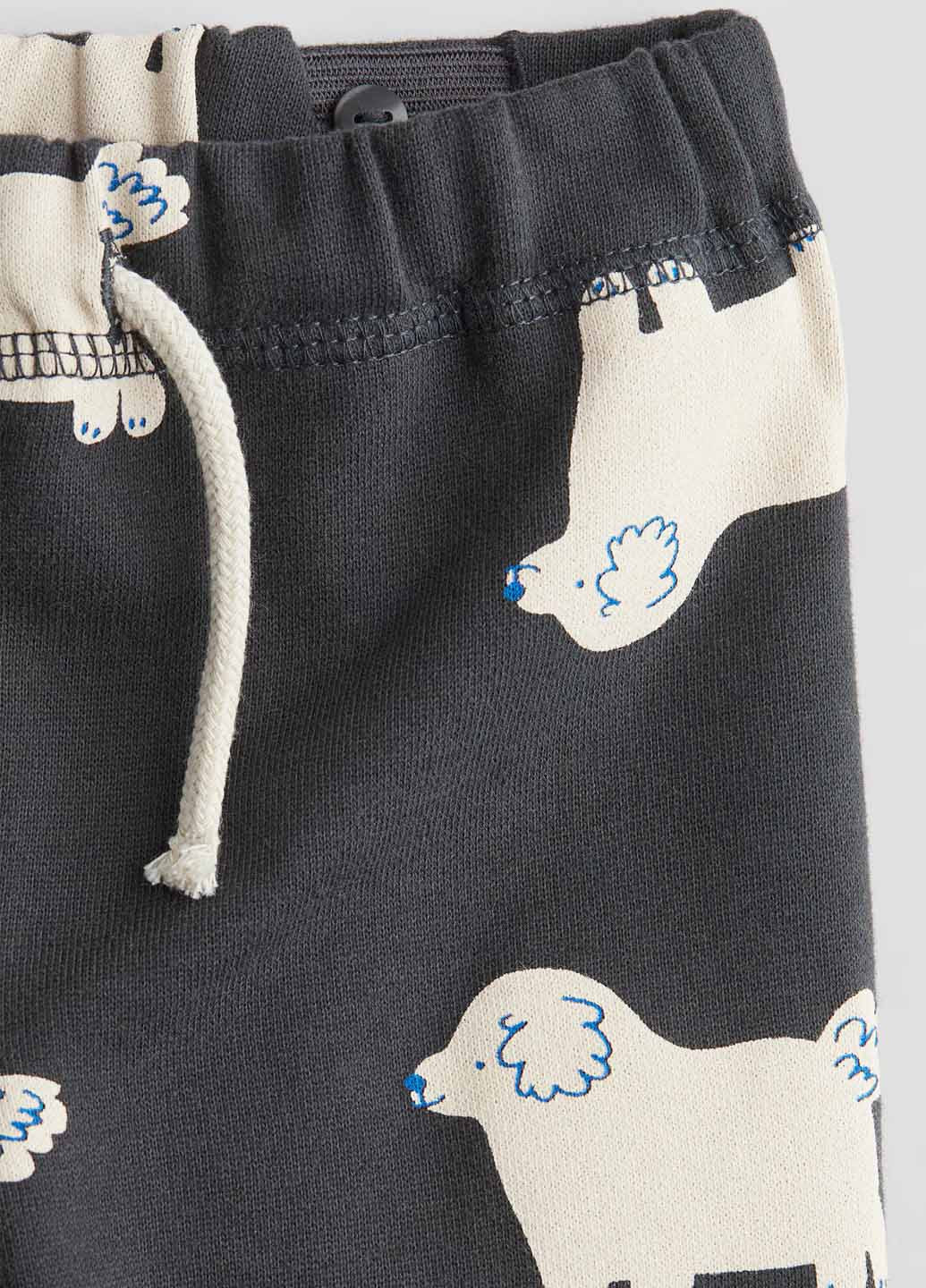 Темно-серые спортивные, кэжуал демисезонные брюки джоггеры H&M