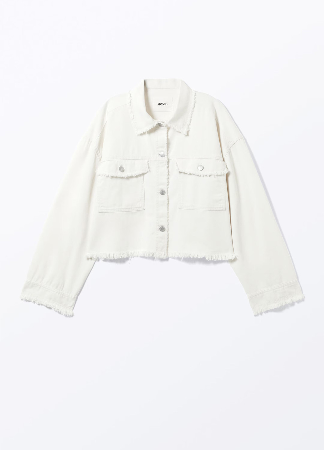 Белая демисезонная куртка Monki