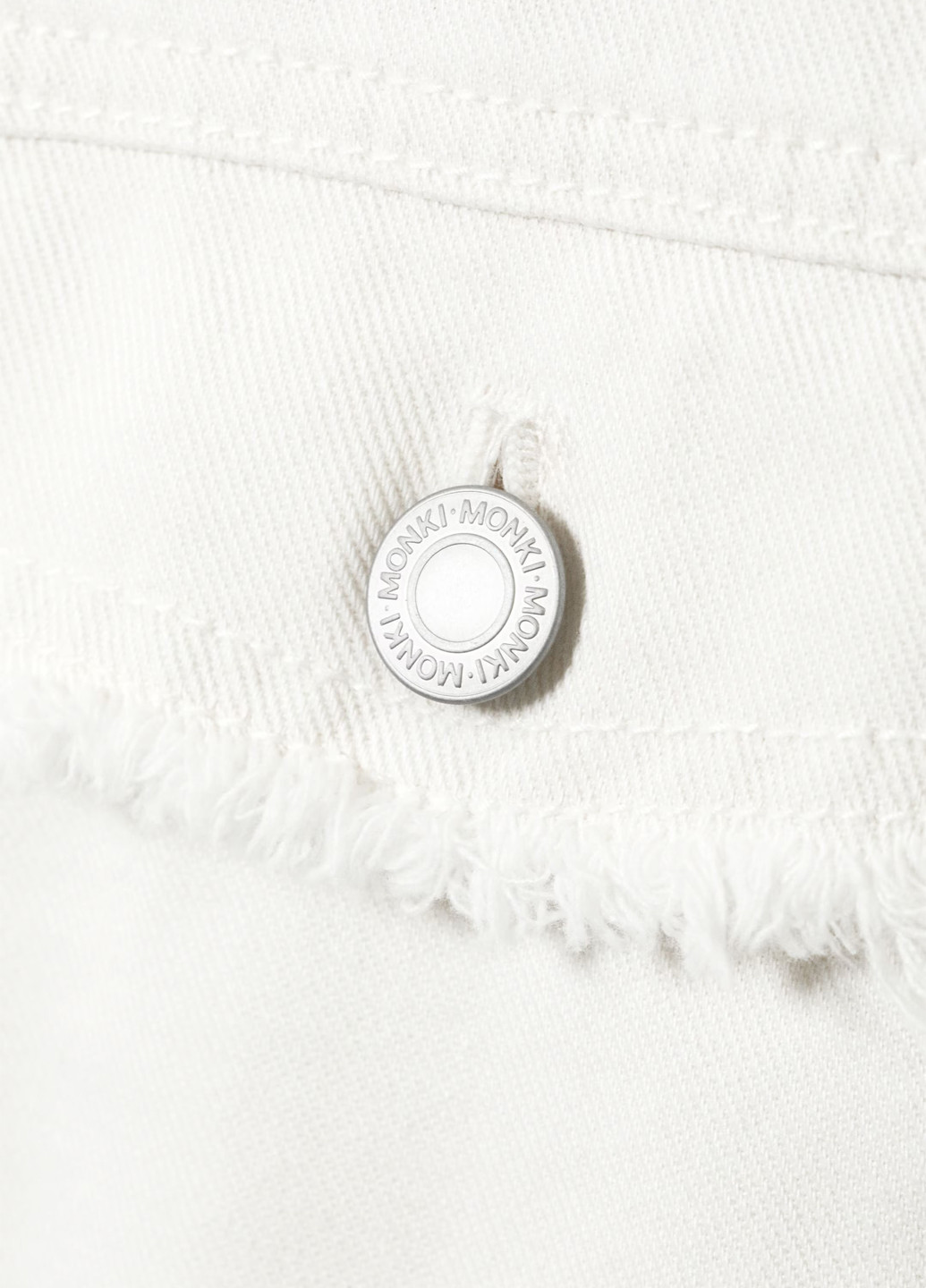 Белая демисезонная куртка Monki