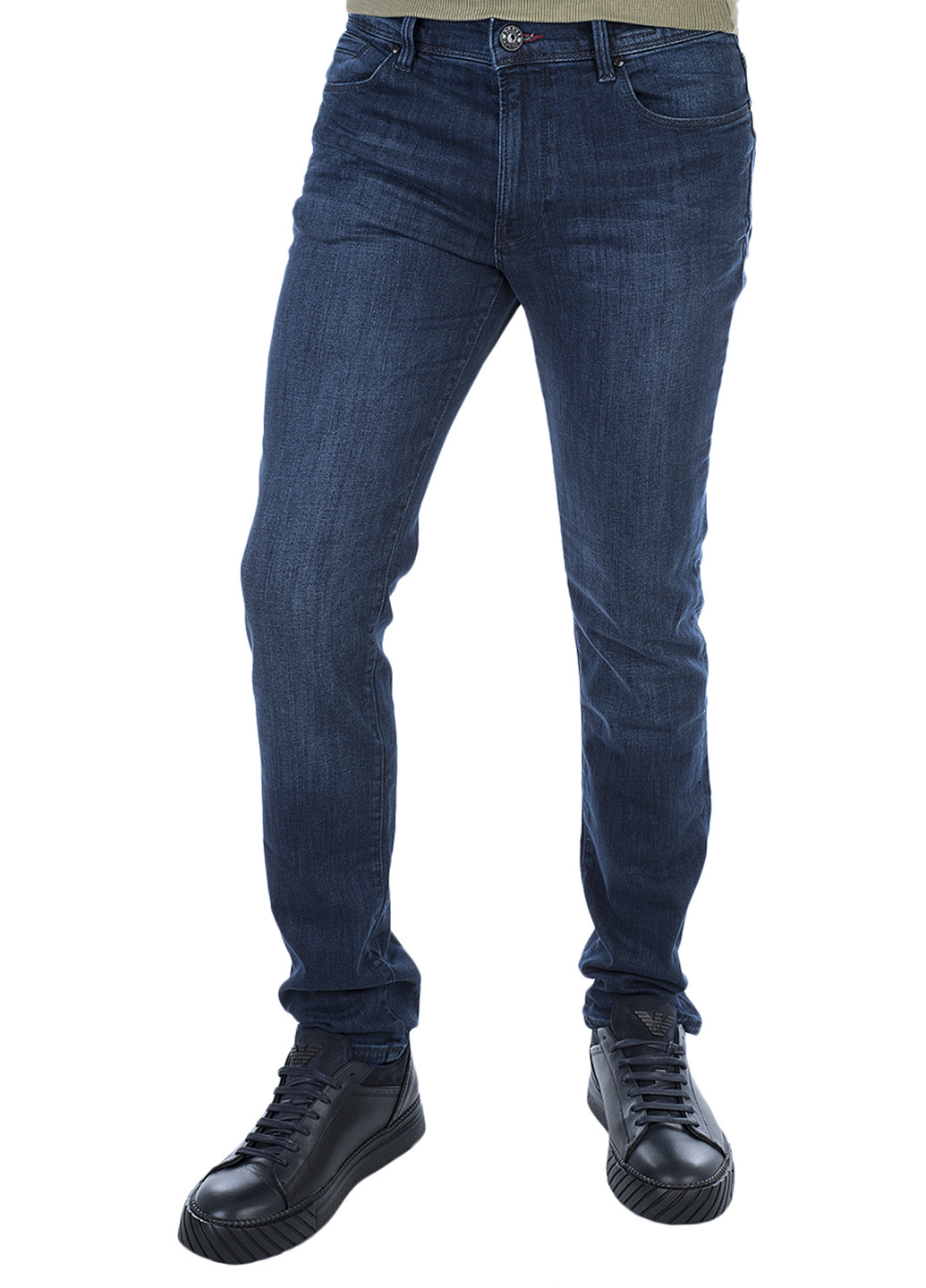 Синие демисезонные зауженные джинсы Bogner