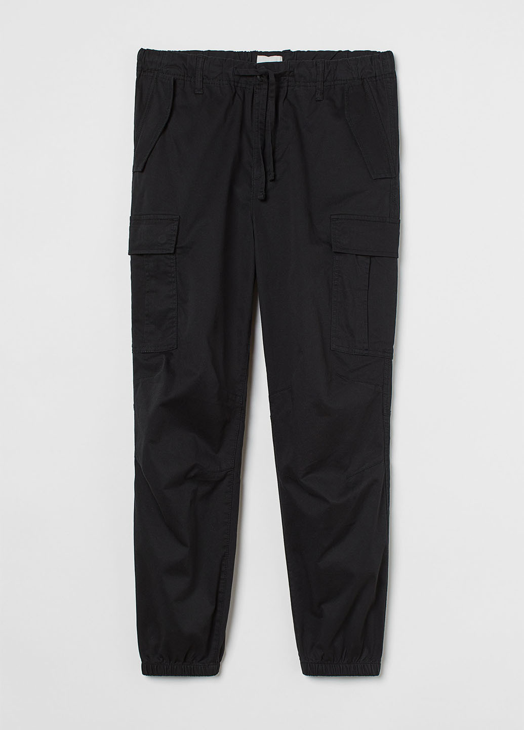 Черные кэжуал демисезонные джоггеры, карго брюки H&M