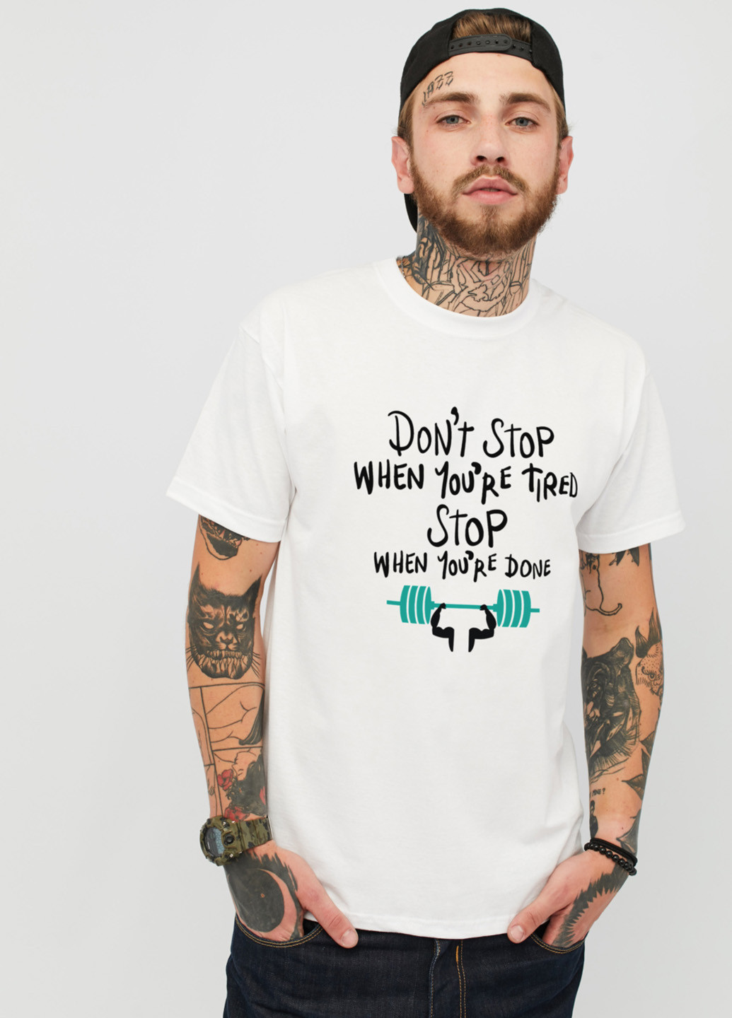 Белая футболка YAPPI