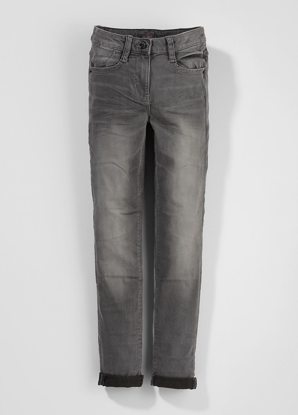 Серые демисезонные прямые джинсы S.Oliver