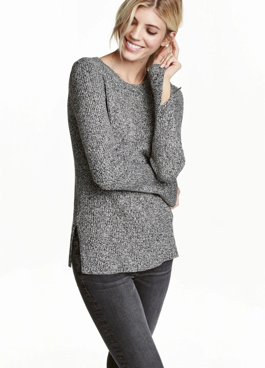Джемпер рельєфною в'язки H & M H&M (222035690)