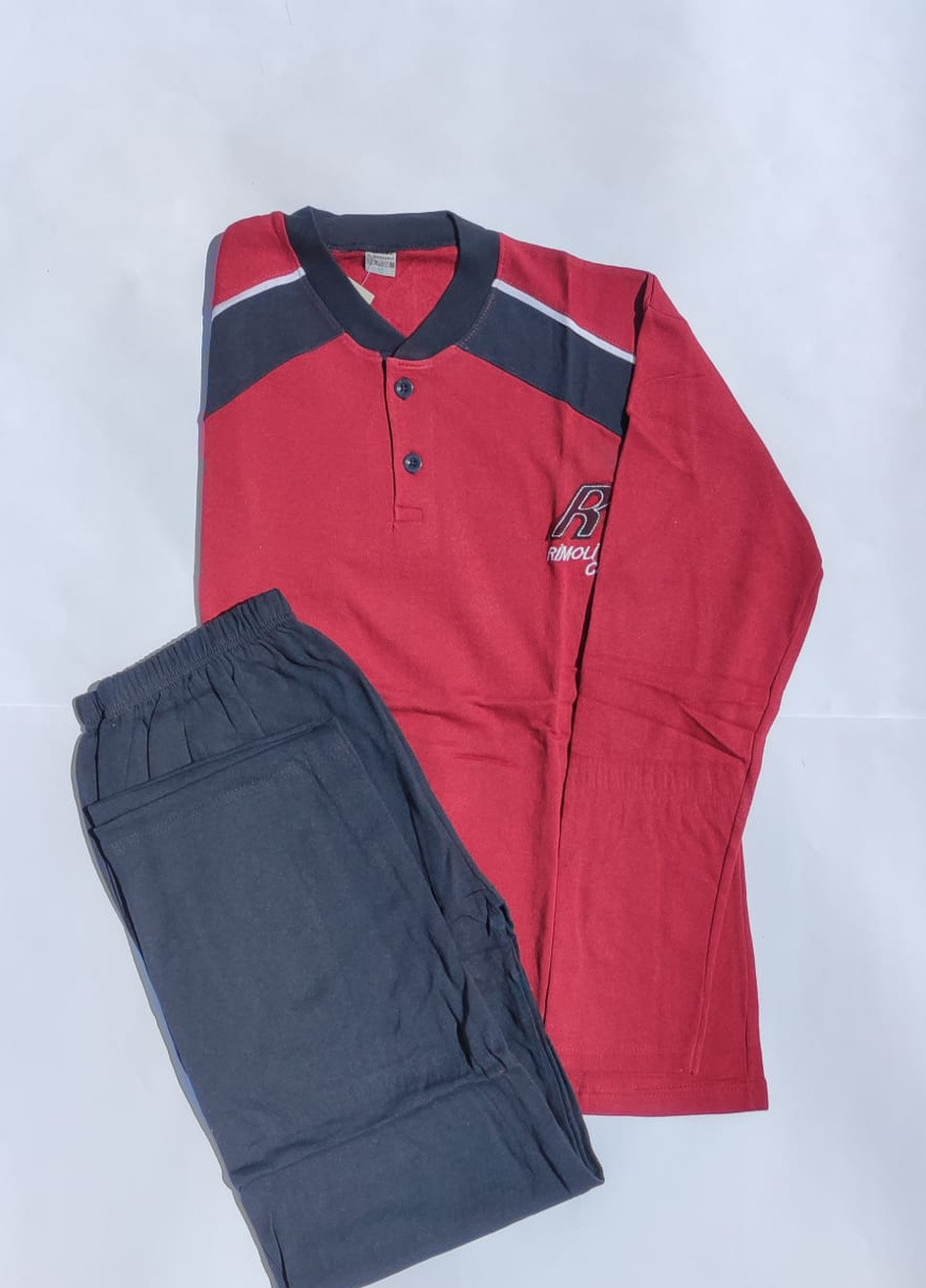 Комбінований зимній комплект з начосом (світшот, брюки) Rimoli Pijama