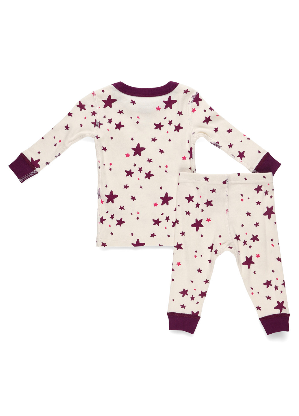 Молочная всесезон пижама (лонгслив, брюки) лонгслив + брюки The Moon & Back