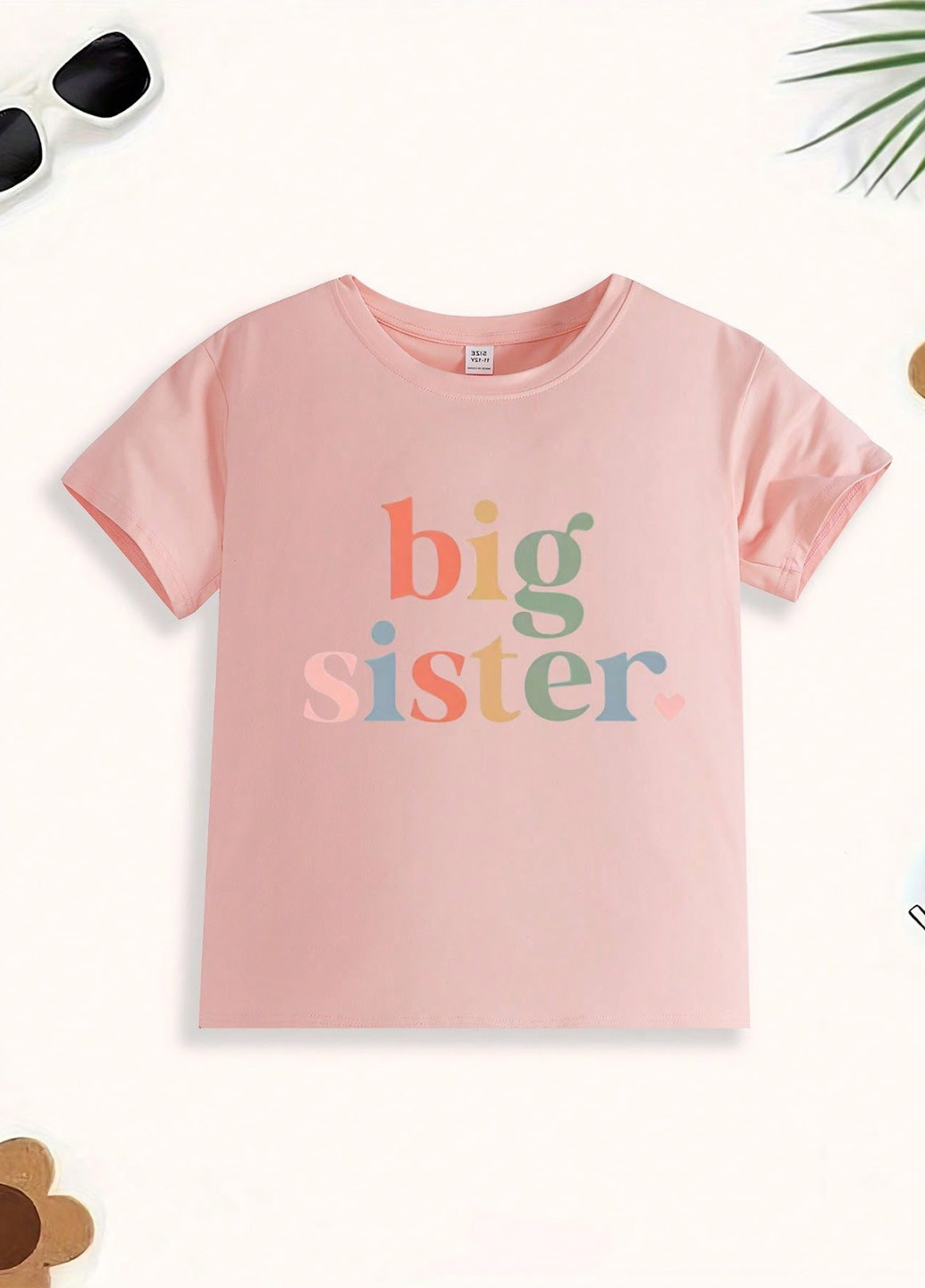 Розовая летняя футболка SHEIN