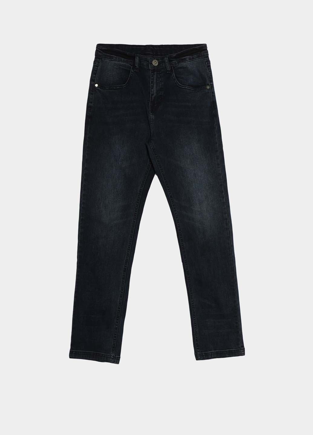 Темно-синие демисезонные регюлар фит джинсы Reporter Young