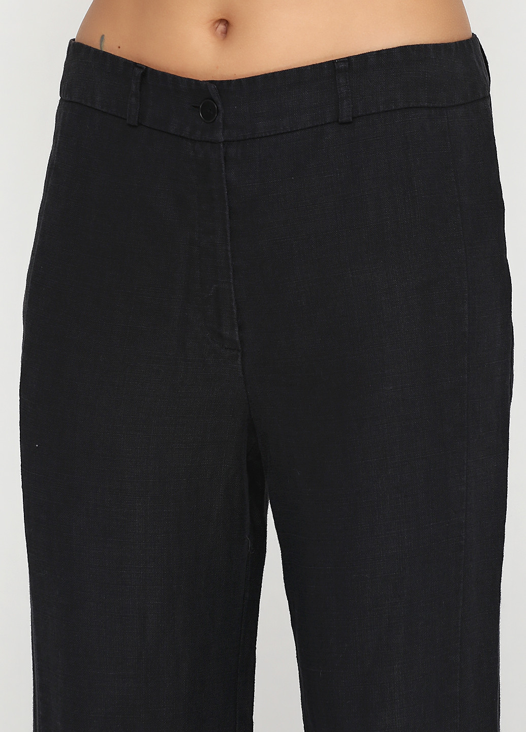 Черные кэжуал демисезонные клеш брюки Olsen