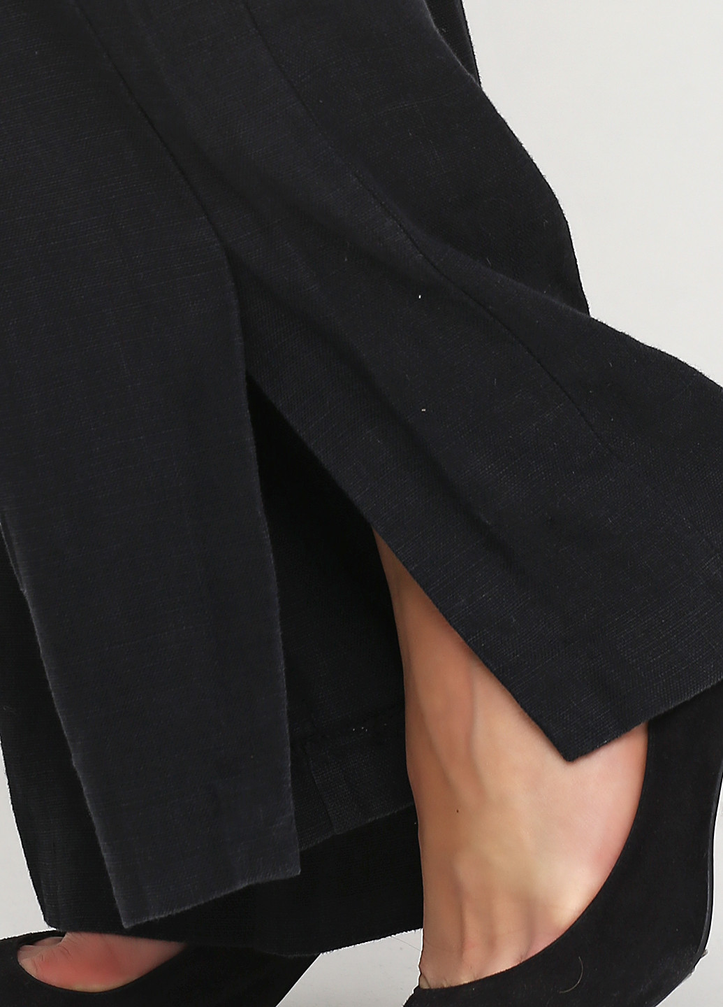 Черные кэжуал демисезонные клеш брюки Olsen