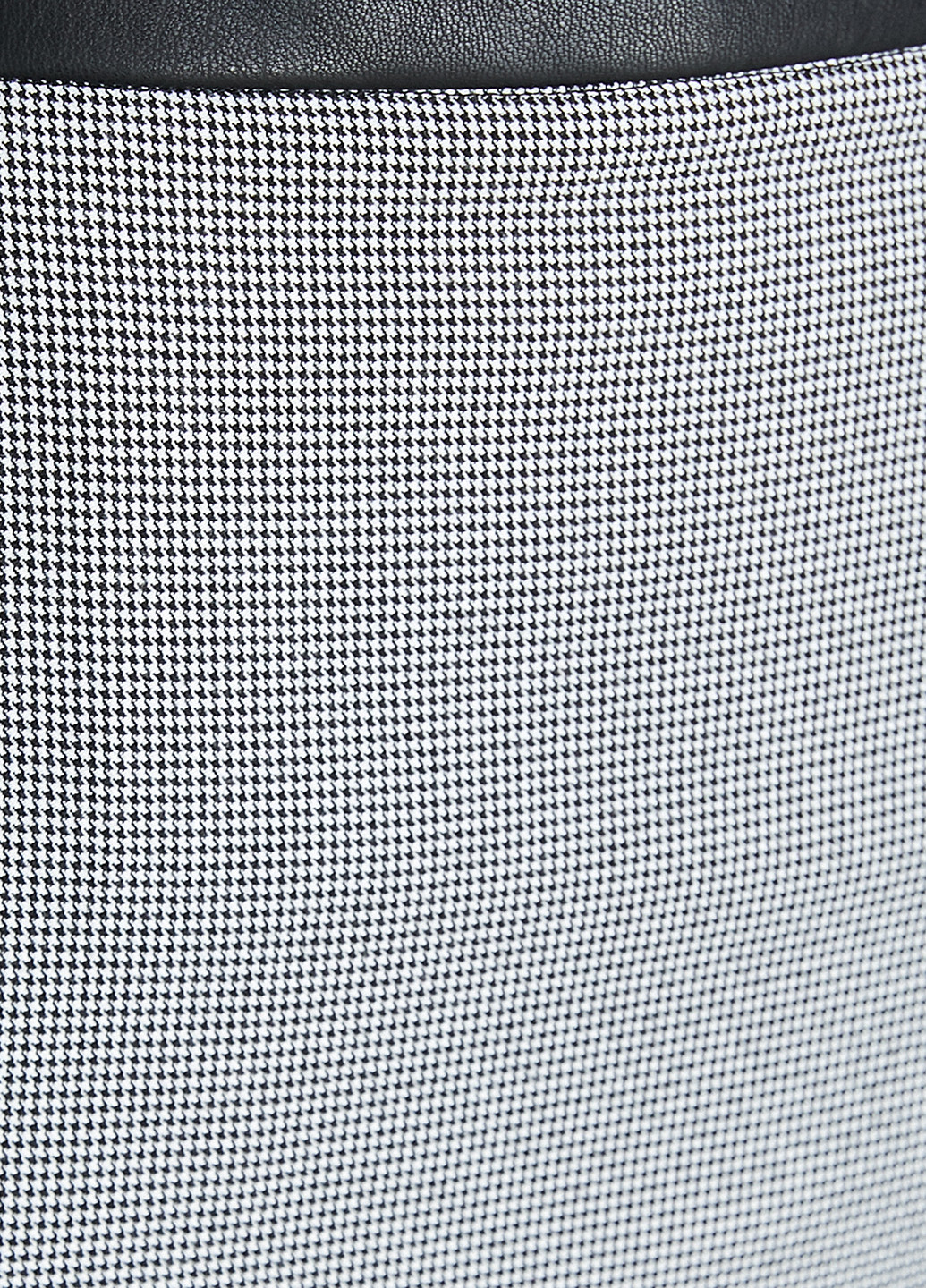Черно-белая кэжуал с узором гусиная лапка юбка KOTON карандаш