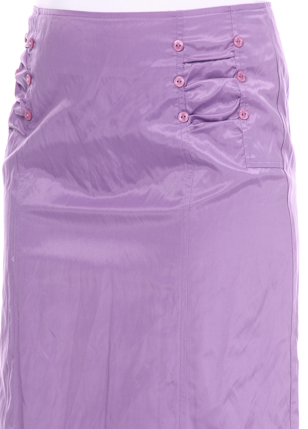 Фиолетовая кэжуал однотонная юбка Christina Dea