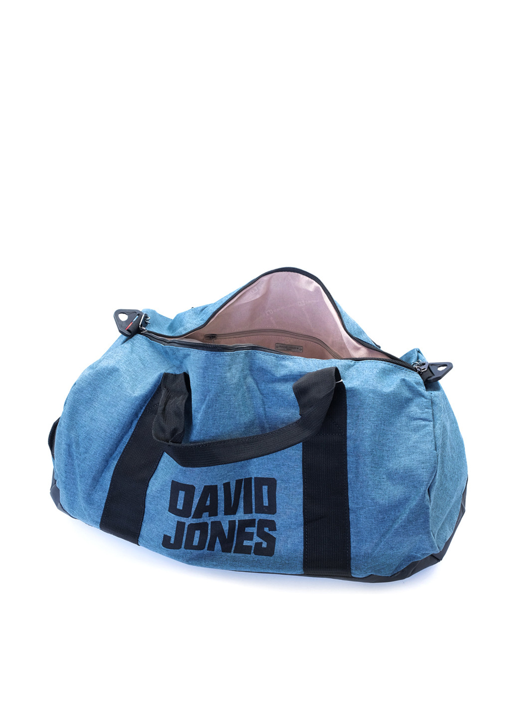 Дорожная сумка David Jones надпись синяя кэжуал