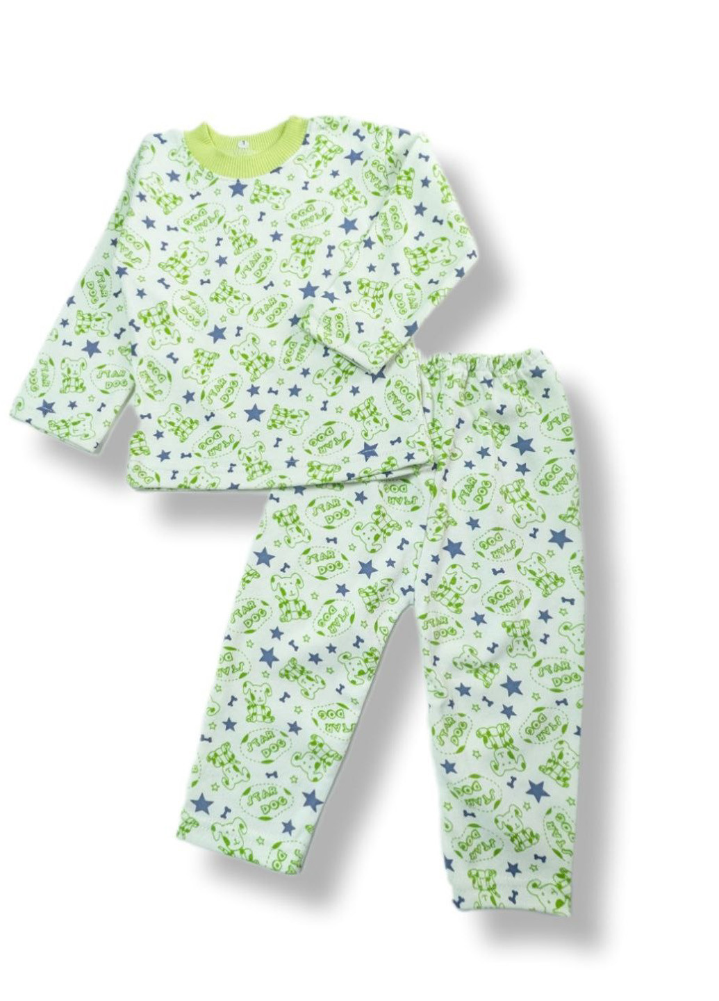 Комбинированная демисезонная пижама (кофта, штаны) No Brand