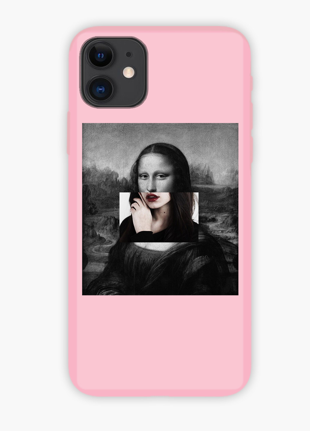 Чехол силиконовый Apple Iphone Xs Ренессанс Мона Лиза "Джоконда» (Mona Lisa La Gioconda) Белый (8938-1202) MobiPrint (219356045)