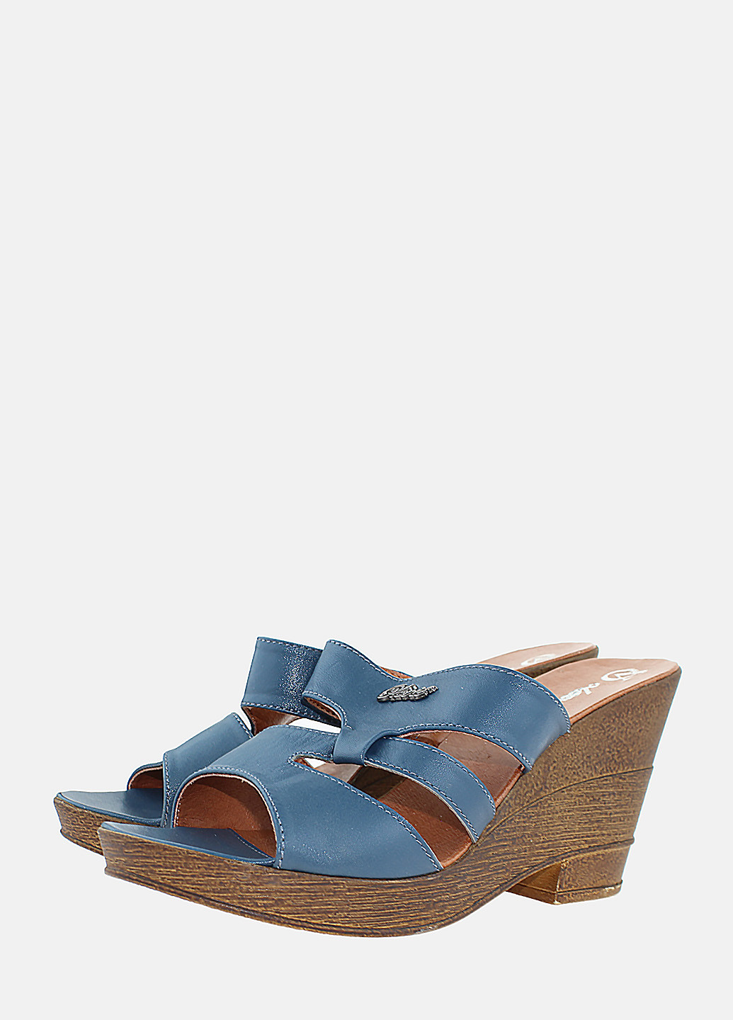 Синие шлепанцы roбелка 29 синий Olevit