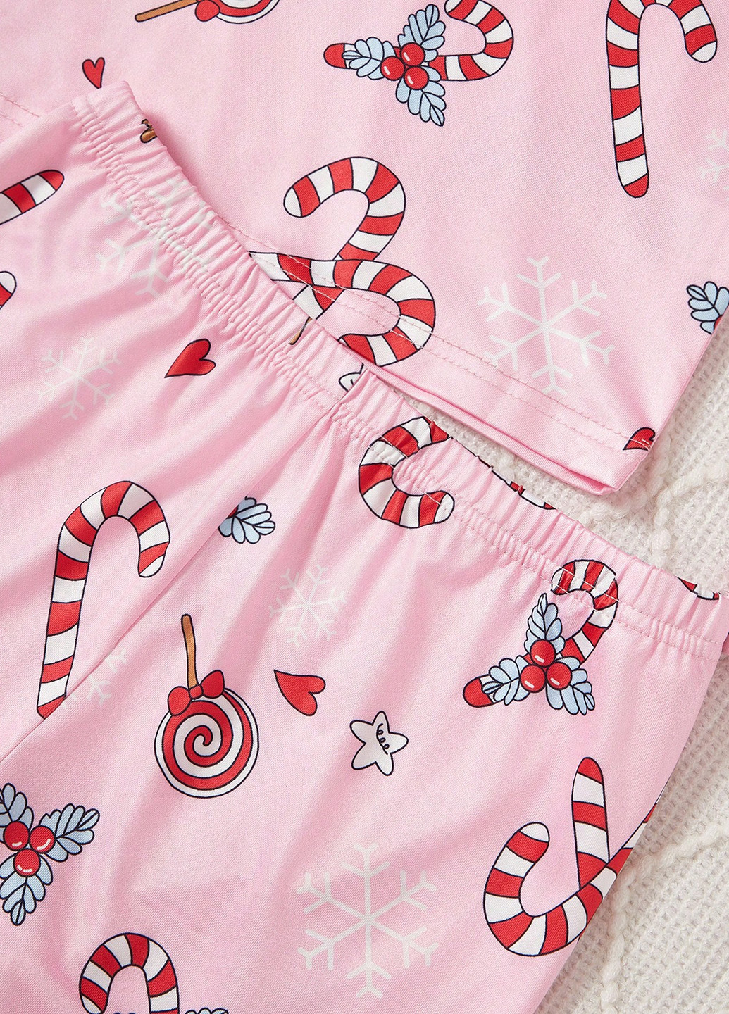 Розовая всесезон пижама (лонгслив, леггинсы) лонгслив + леггинсы SHEIN