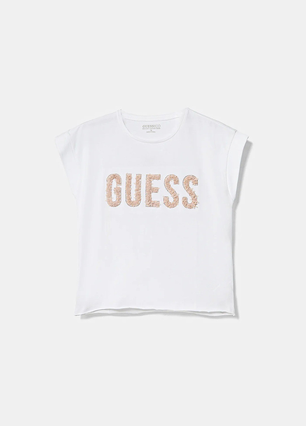 Біла літня футболка Guess