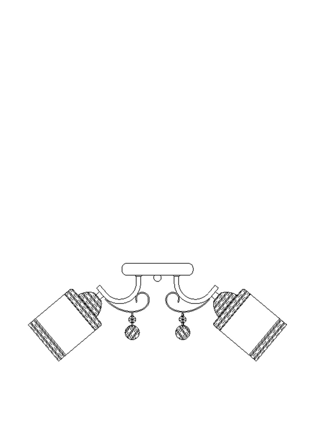 Люстра, 540х210 мм Brille (138507262)