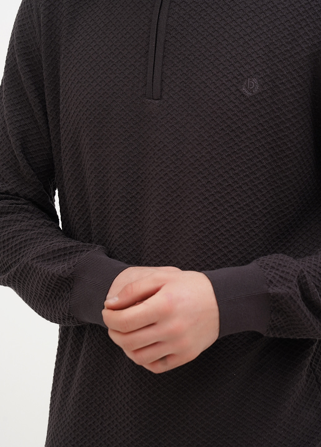 Сірий демісезонний светр Bugatti