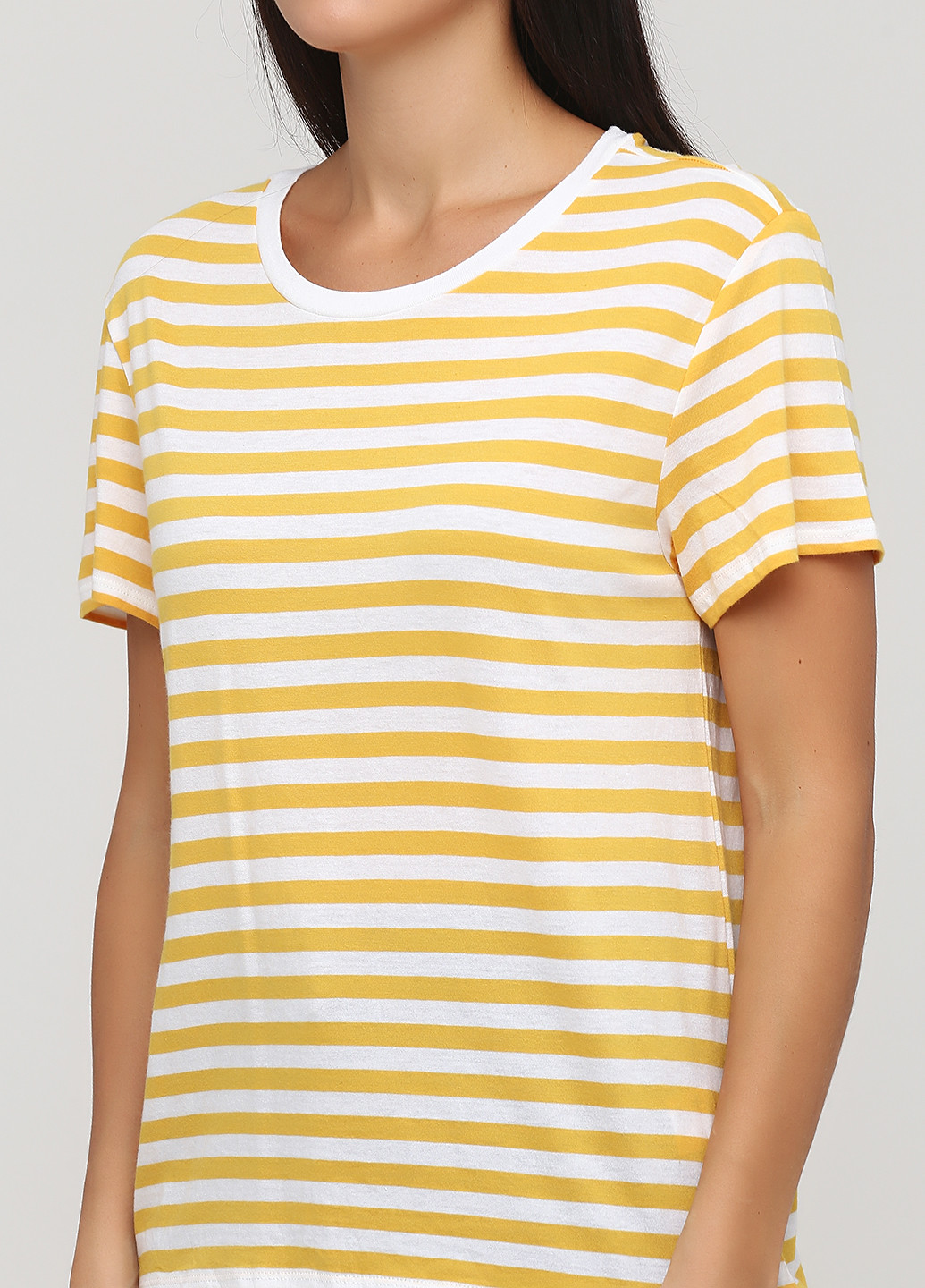 Жовта літня футболка з коротким рукавом Monki