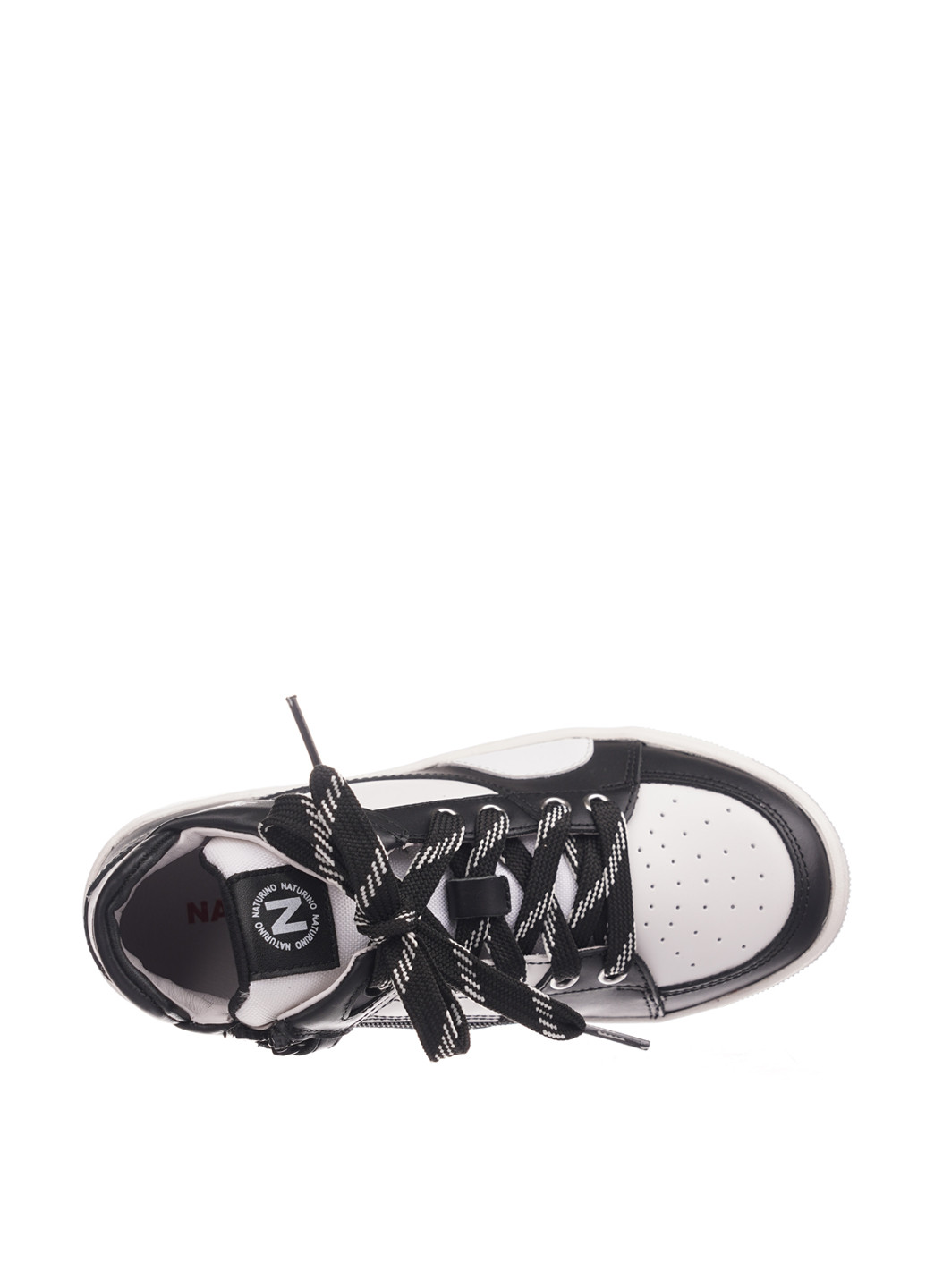 Черно-белые спортивные, кэжуал осенние ботинки Naturino