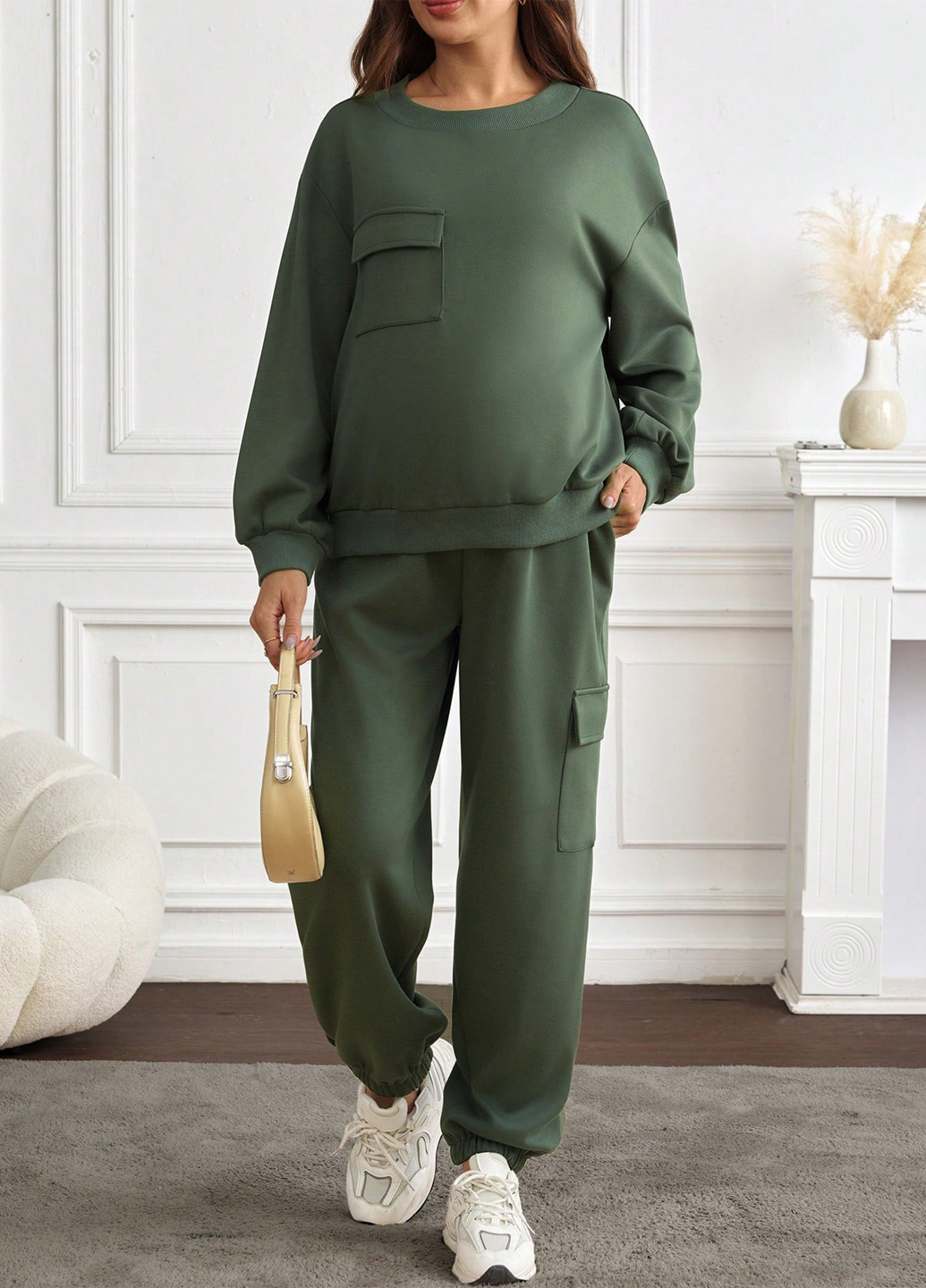 Костюм для беременных (свитшот, брюки) SHEIN (365628787)