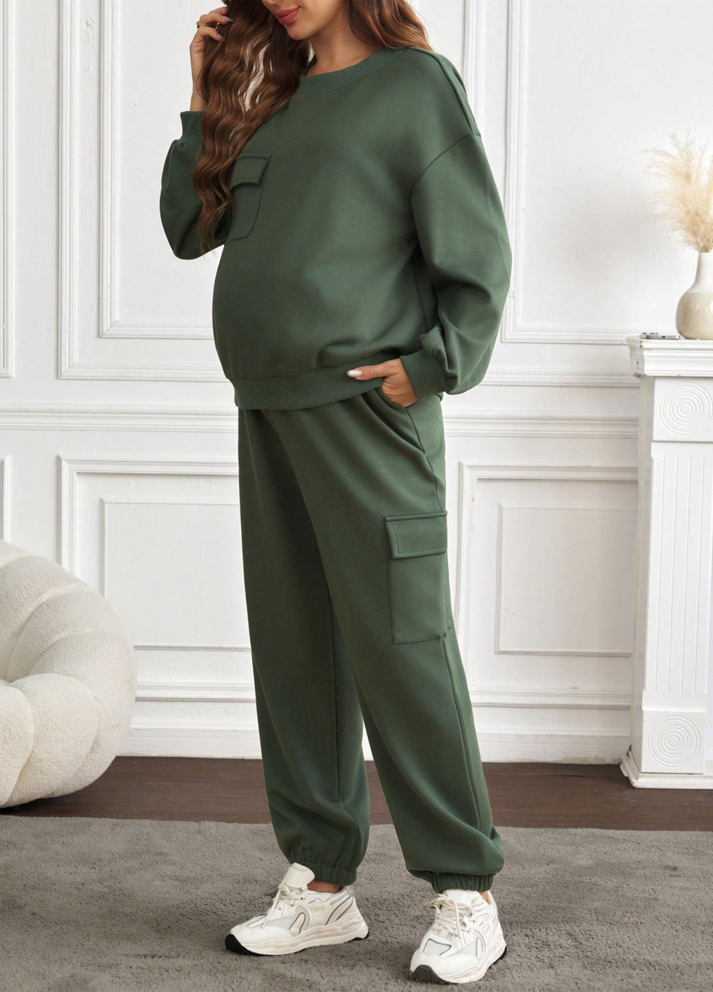 Костюм для беременных (свитшот, брюки) SHEIN (365628787)