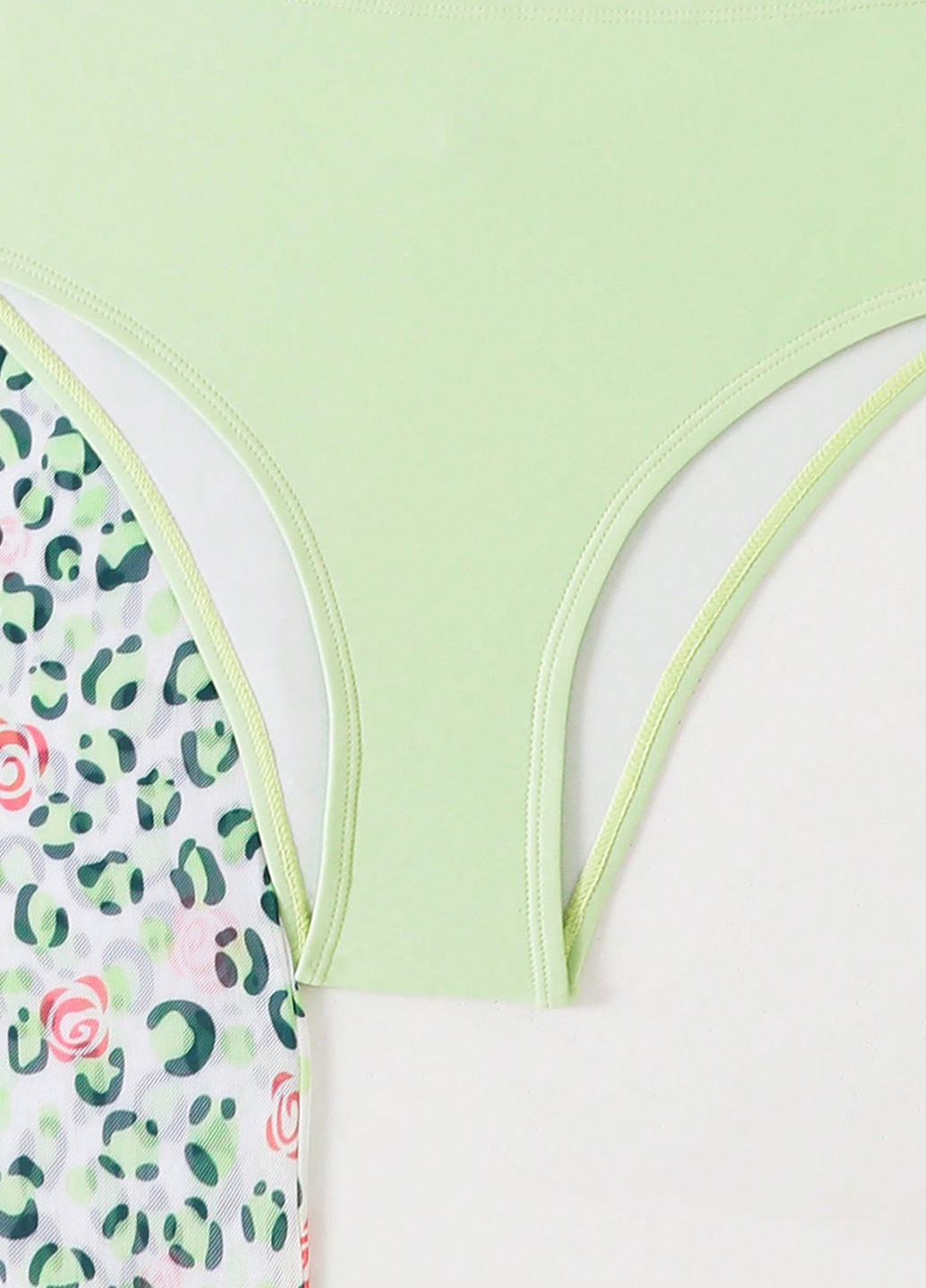 Комбінований літній купальник (ліф, трусики, штани) роздільний, бікіні, топ SHEIN