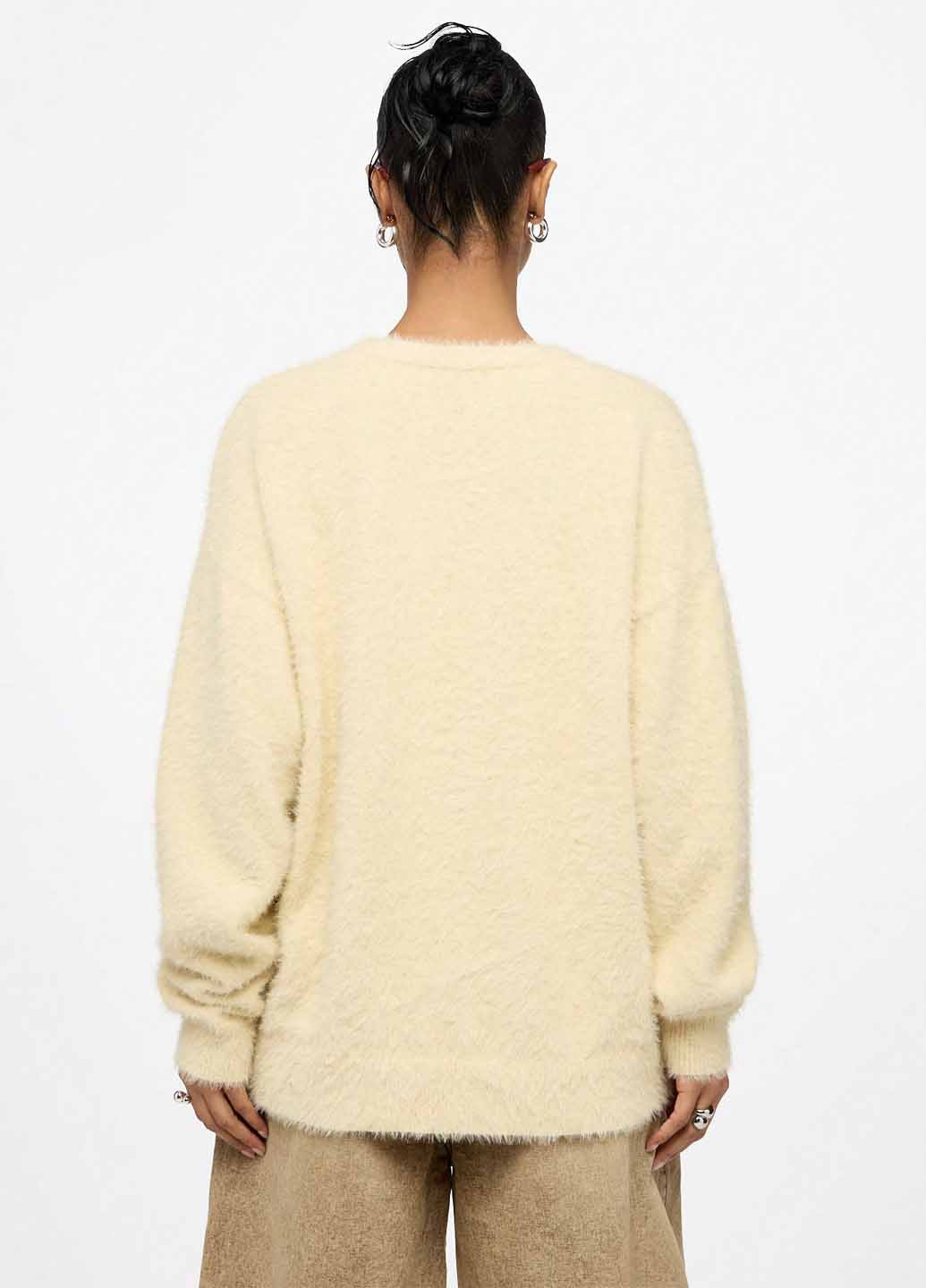 Бежевый демисезонный кардиган SHEIN