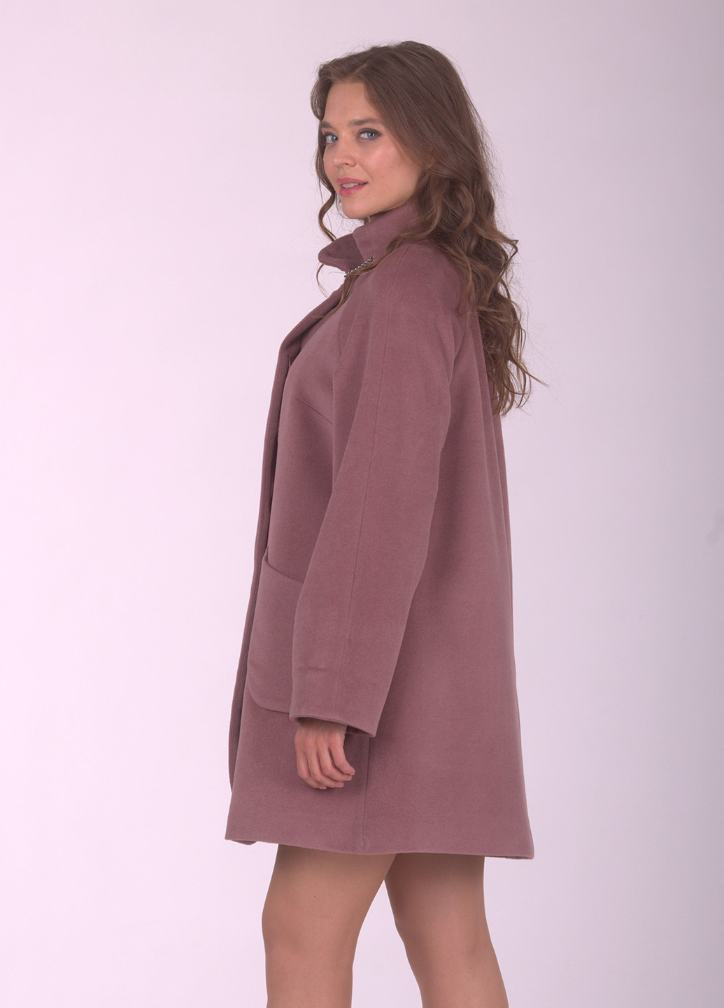 Розово-коричневое демисезонное Пальто Bella Bicchi