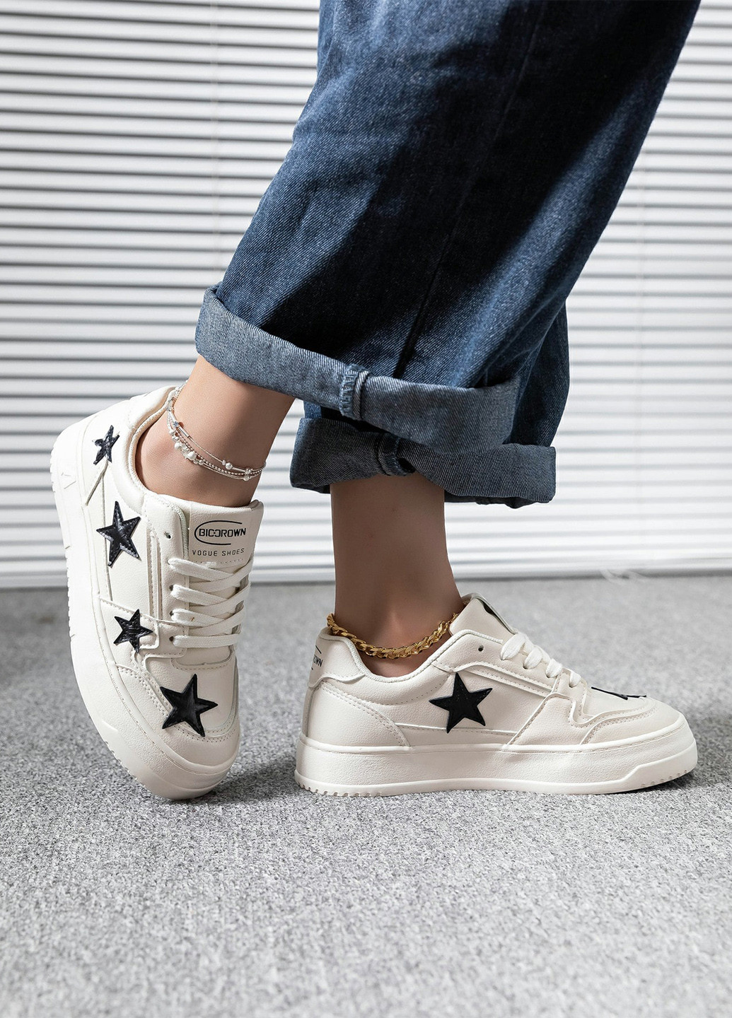 Кроссовки SHEIN белые демисезоны (340109566)