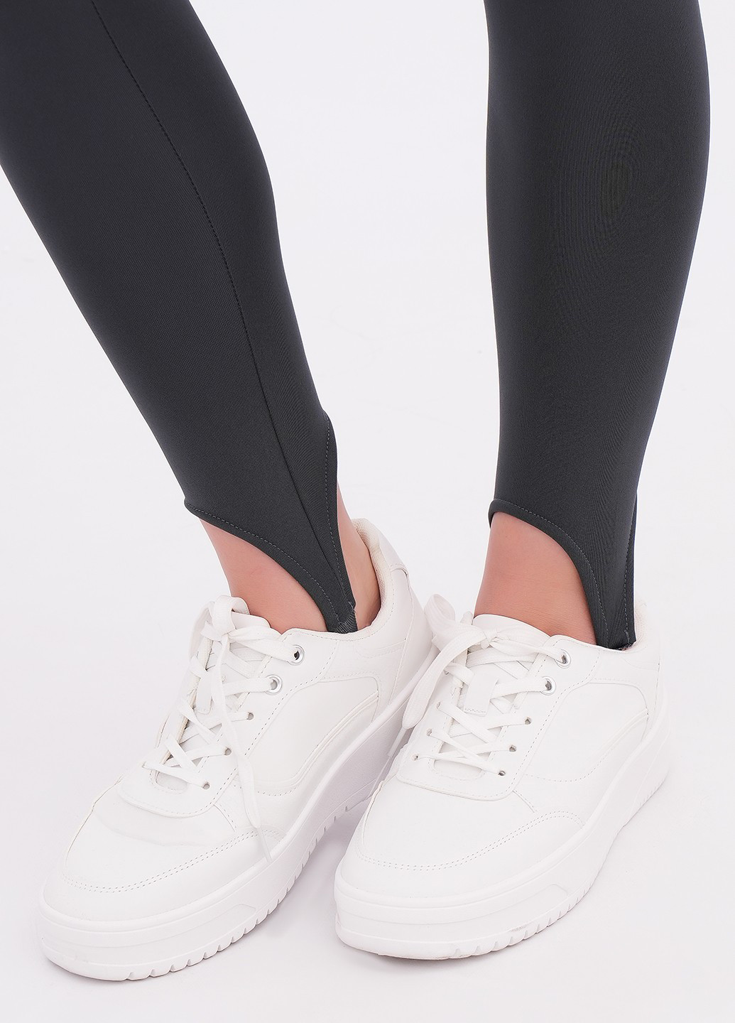 Темно-серые демисезонные леггинсы EQUILIBRI