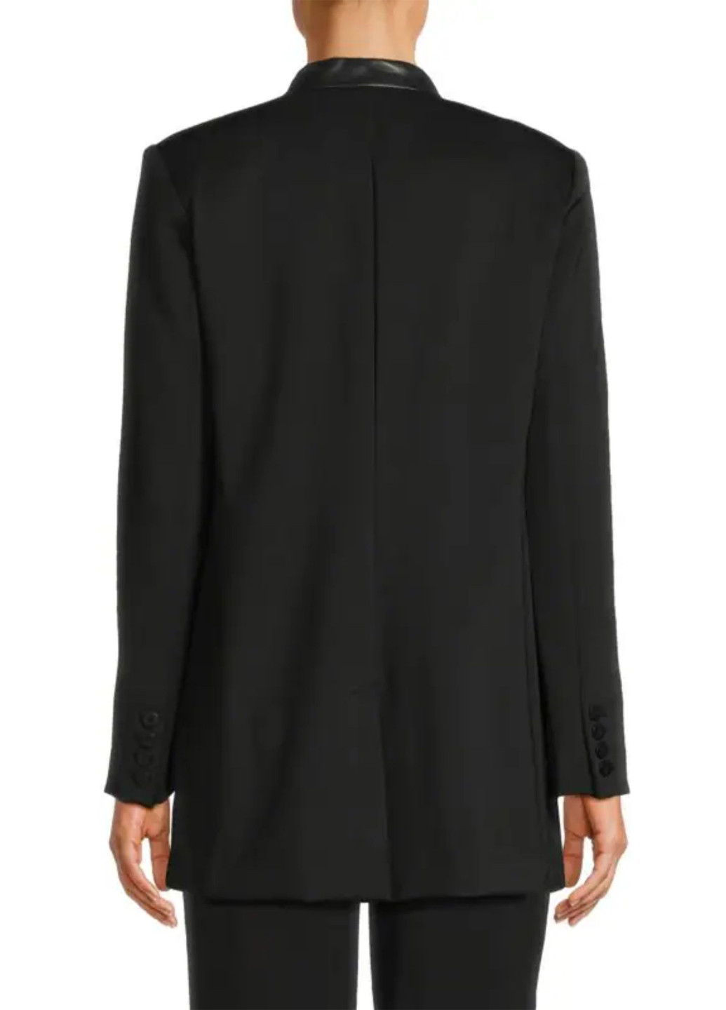 Черный женский жакет Calvin Klein однотонный - демисезонный