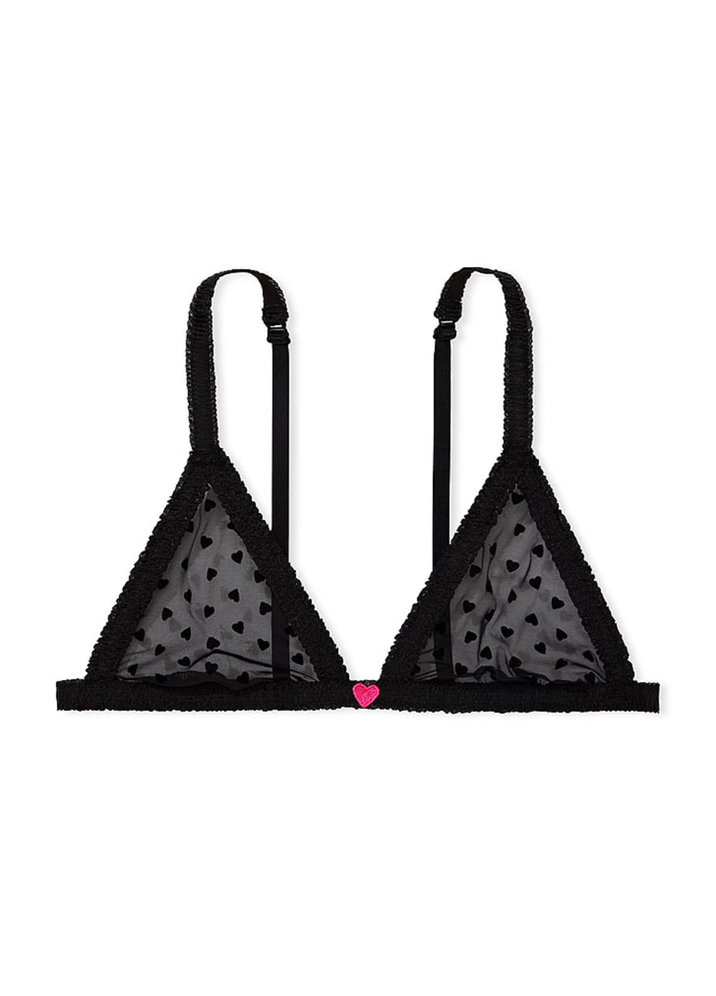 Чорний демісезонний комплект (бюстгальтер, трусики) Victoria's Secret