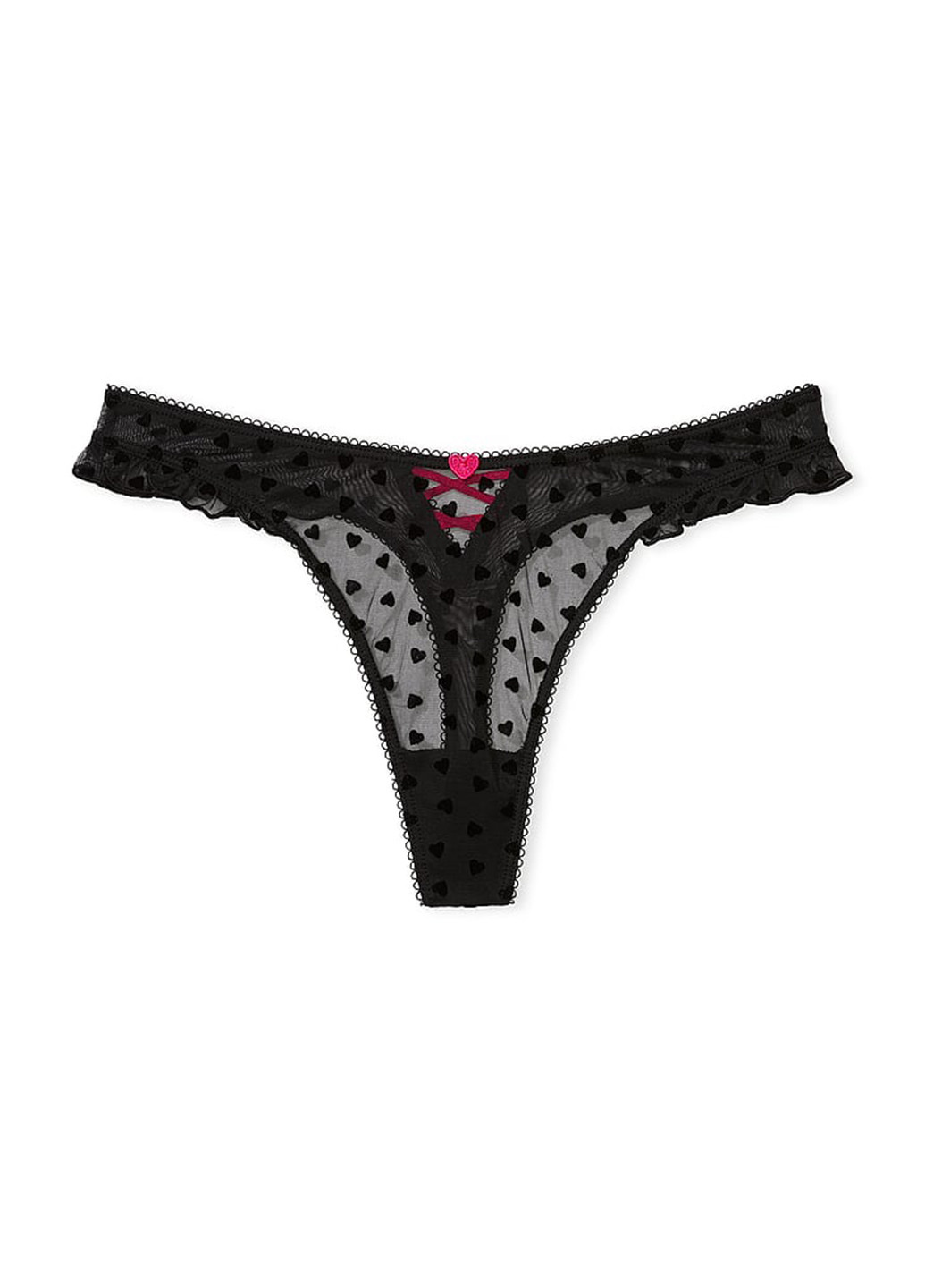 Чорний демісезонний комплект (бюстгальтер, трусики) Victoria's Secret